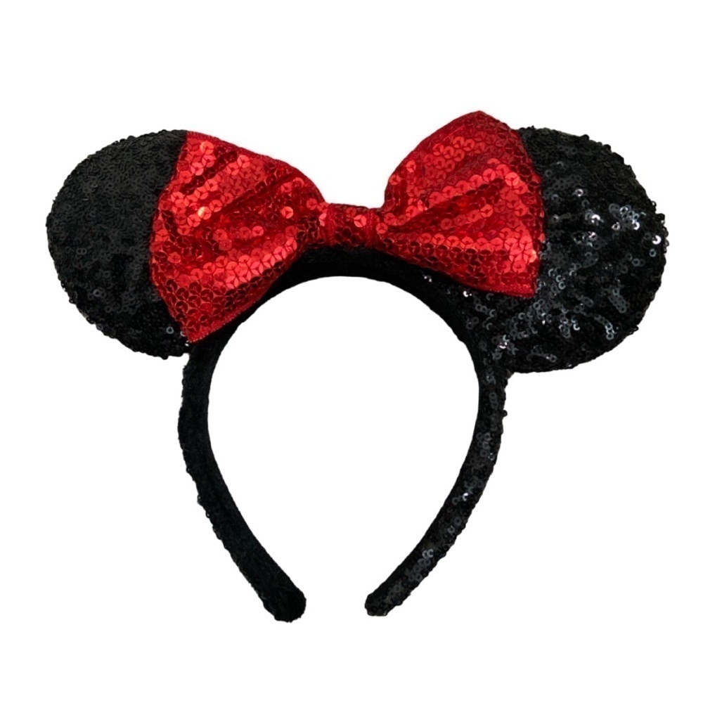 DISNEY classic black and red Minnie ears headband
